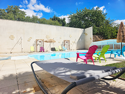 Piscine exterieur sécurisé 